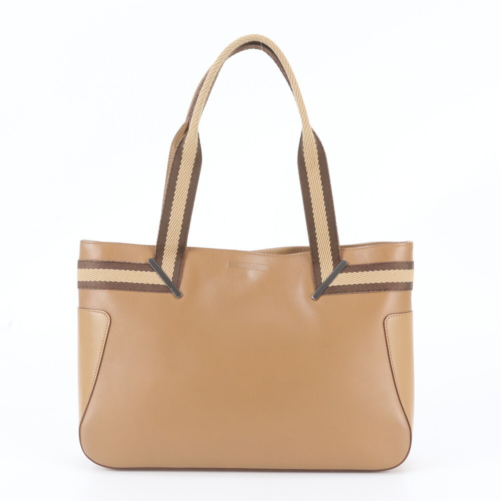 Gucci 002 1135 Leather Tote Bag Shoulder Handbag Brown Women's